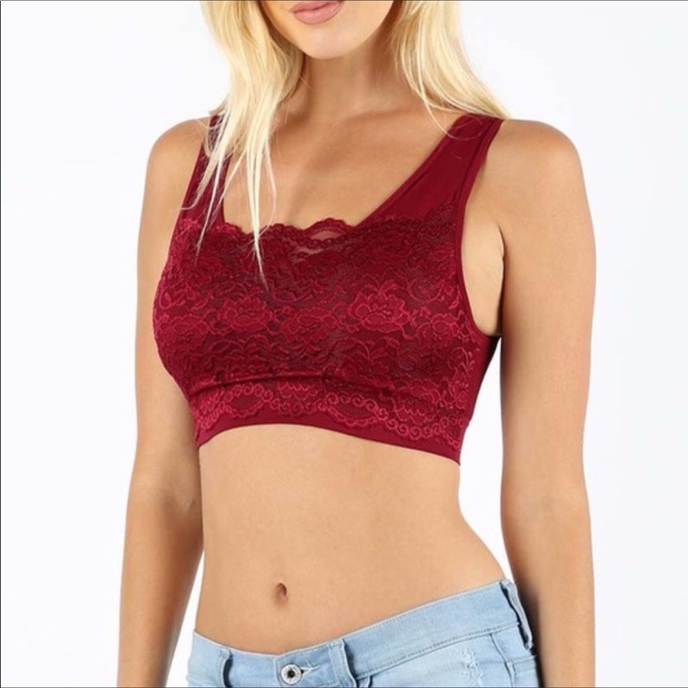 Cabernet Lace Bralette💋💋